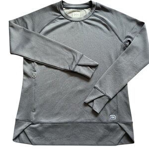Helly Hansen Lifa Base Layer Top Gray M Running Hiking Ski Performance Wear